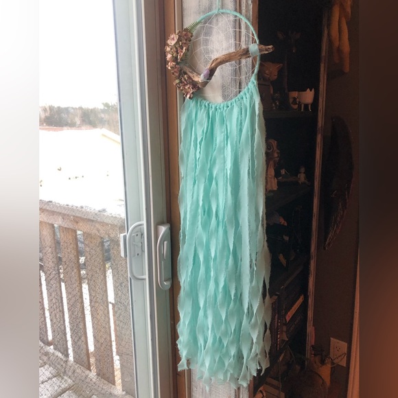 Cyan coloured dream catcher - Picture 8 of 8